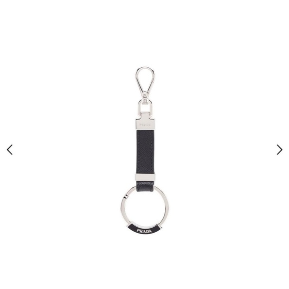 Prada saffiano leather keychain NWOT - Picture 1 of 5